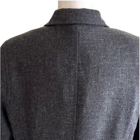 Isaac Mizrahi for Target Charcoal Gray Button Front Pocket Blazer Jacket Size 16 - Picture 6 of 12